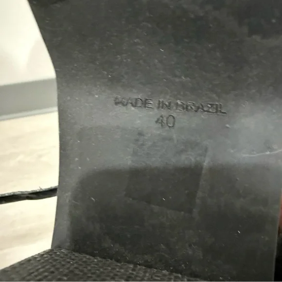 Cult Gaia Sandals Azariah Platform in Raffia Black - Picture 8 of 9